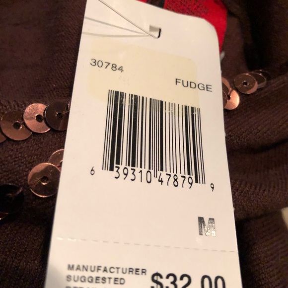 NWT authentic Y2K sequin zip up hoodie sweater - Picture 9 of 12